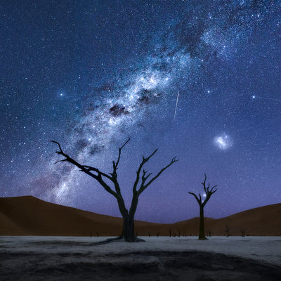 Under the sky of Namib desert